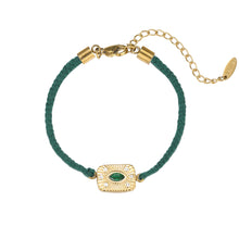 Load image into Gallery viewer, Zenon green bracelet by Hipanema