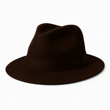 Load image into Gallery viewer, The Corner - Classic fedora felt black