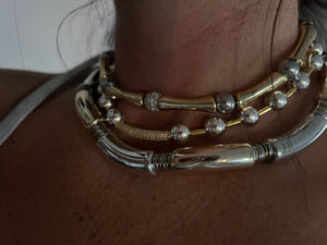 Necklace multi boules star