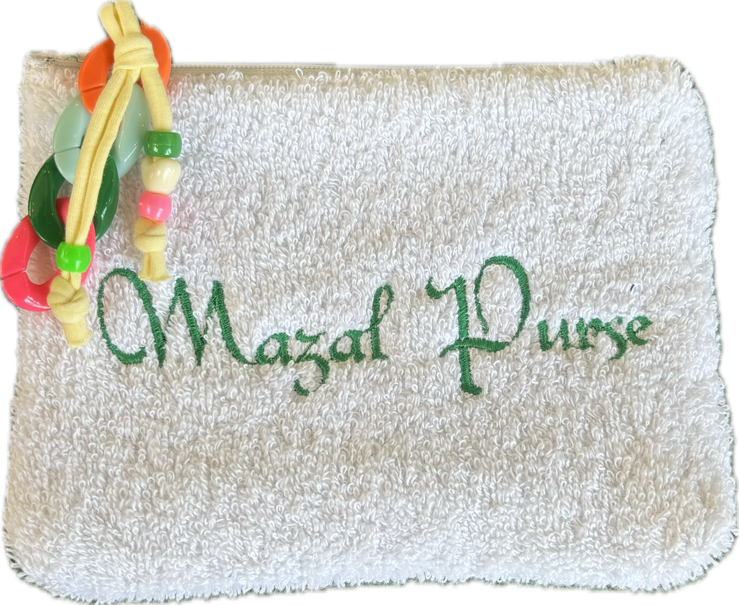“ mazal purse “ pouch