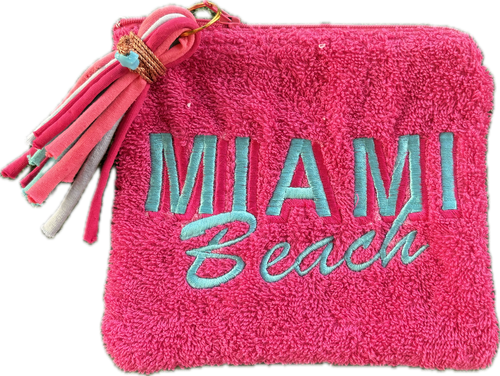 “Miami “ terry pouch