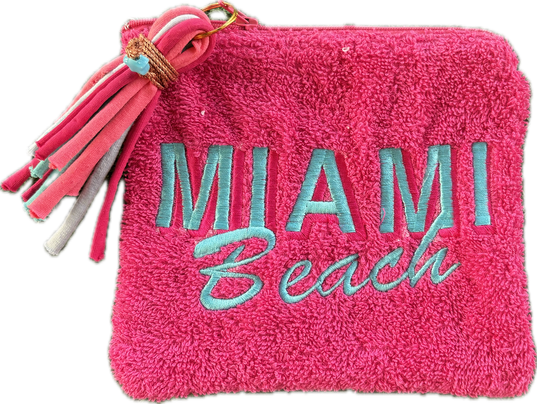 “Miami “ terry pouch