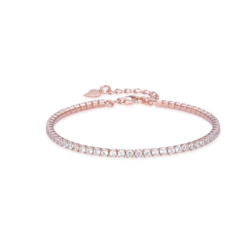 Tennis bracelet rose gold