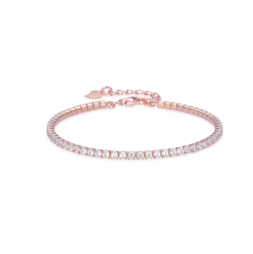 Tennis bracelet rose gold