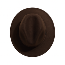 Load image into Gallery viewer, The Corner - Classic fedora dark brown