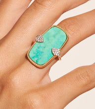 Load image into Gallery viewer, Sangha ring turquoise