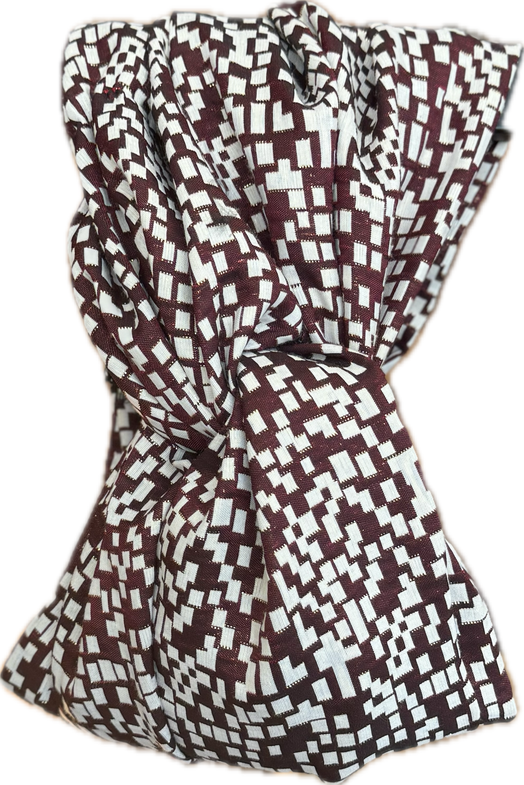 Shiny Burgundi Headband