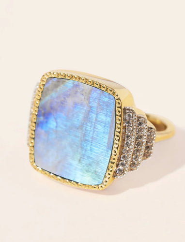 ring Kara labradorite Be Maad