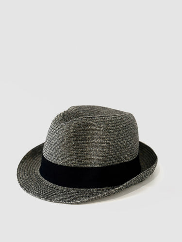 Soft heather black hat