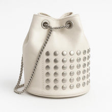 Load image into Gallery viewer, Studded bucket bag - creamy