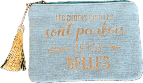 “Les choses simples “ pouch