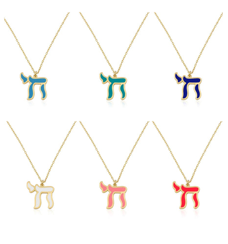 White  hai necklace