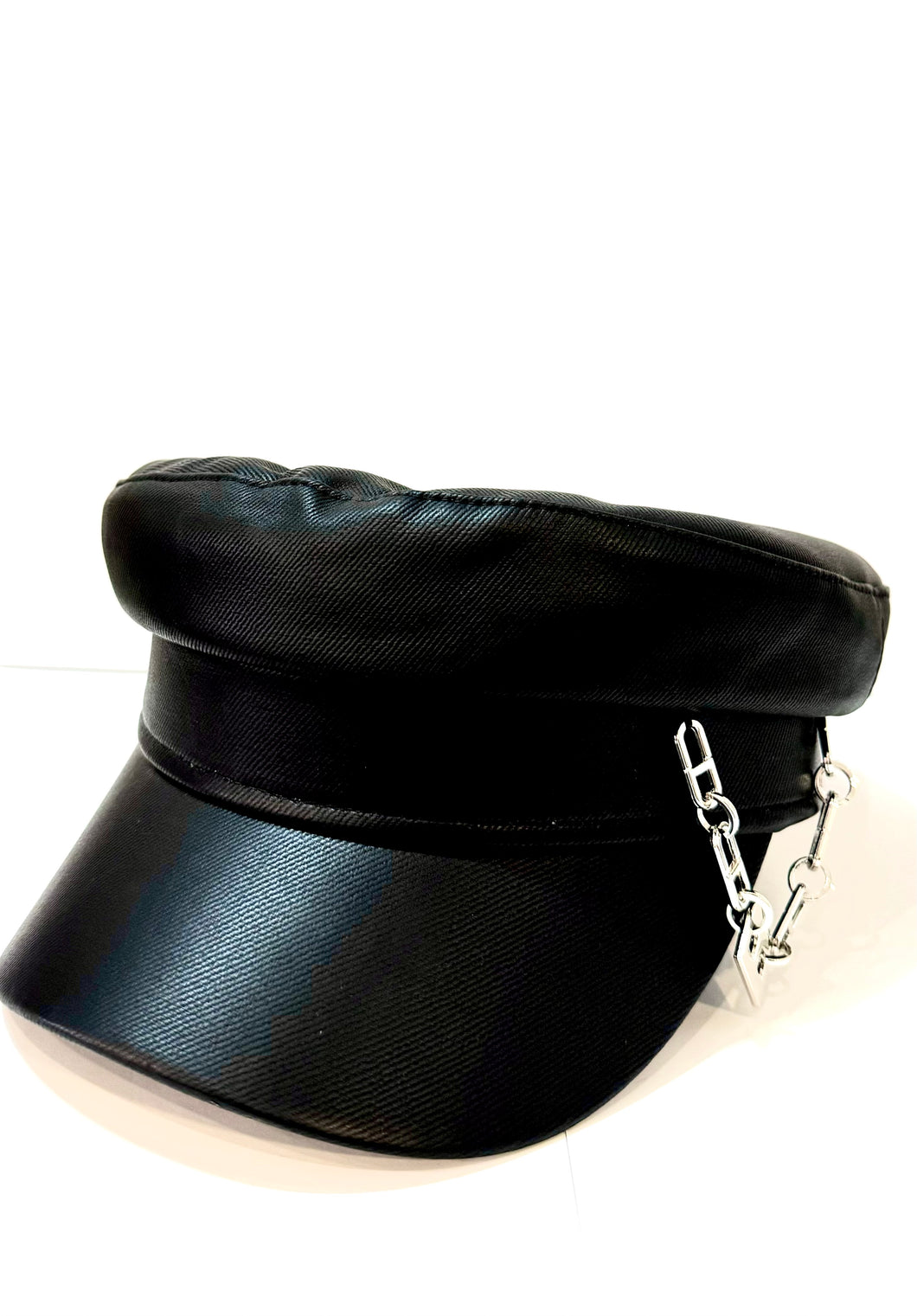 Leather like cap