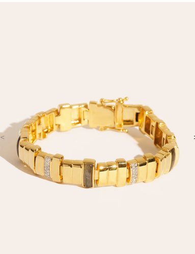 Empreinte bracelet labradorite Be Maad