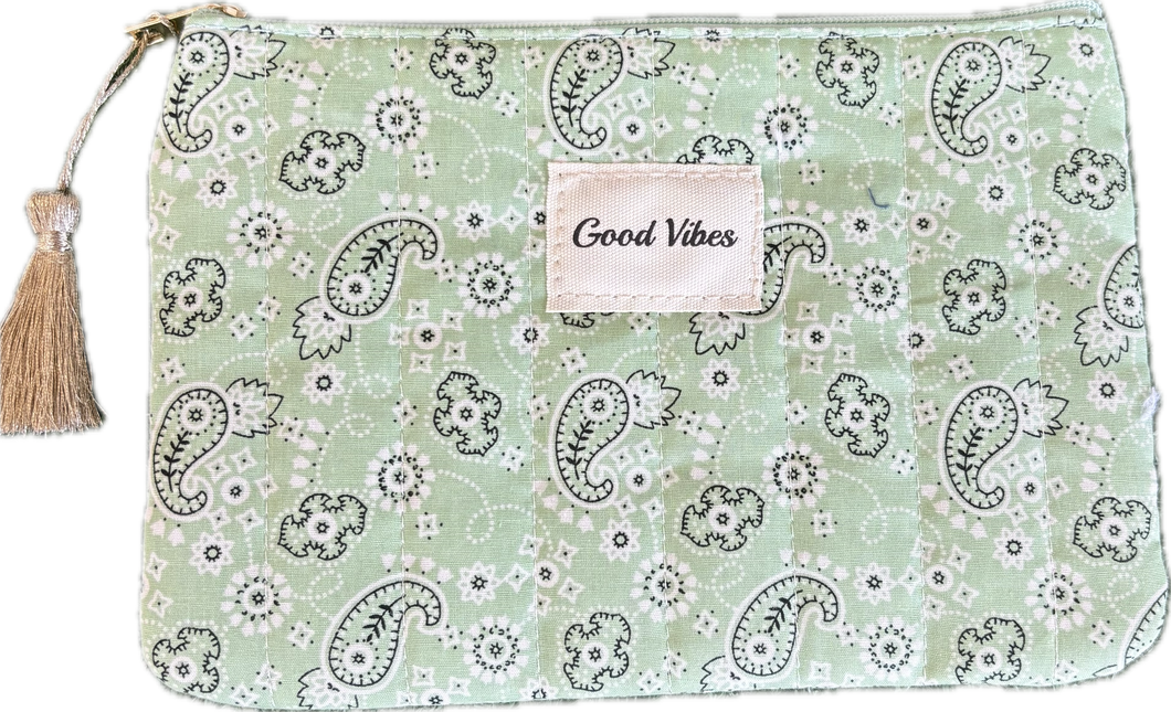 “Good vibes “ pouch