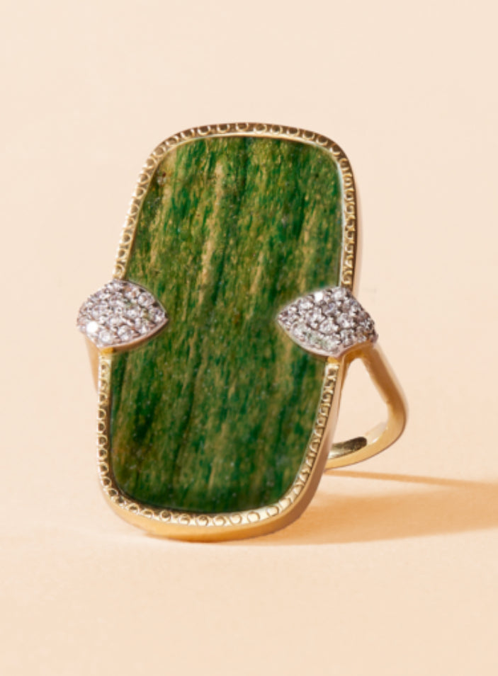 Sangha ring aventurine