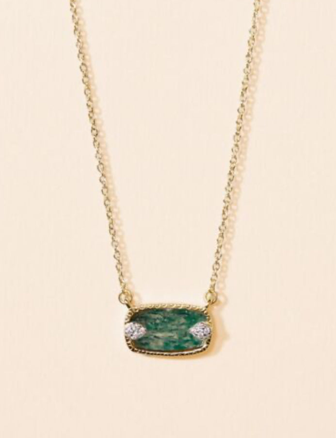 Sangha necklace aventurine Be Maad