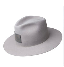 Load image into Gallery viewer, Bailey Nash – Light Grey Wool Felt Fedora Hat