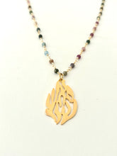 Load image into Gallery viewer, Tourmaline beads necklace