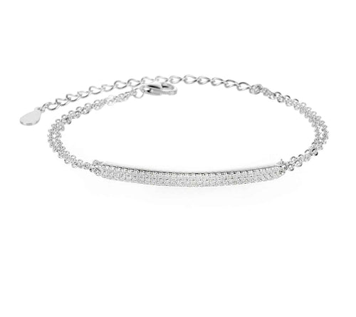 Bar bracelet silver