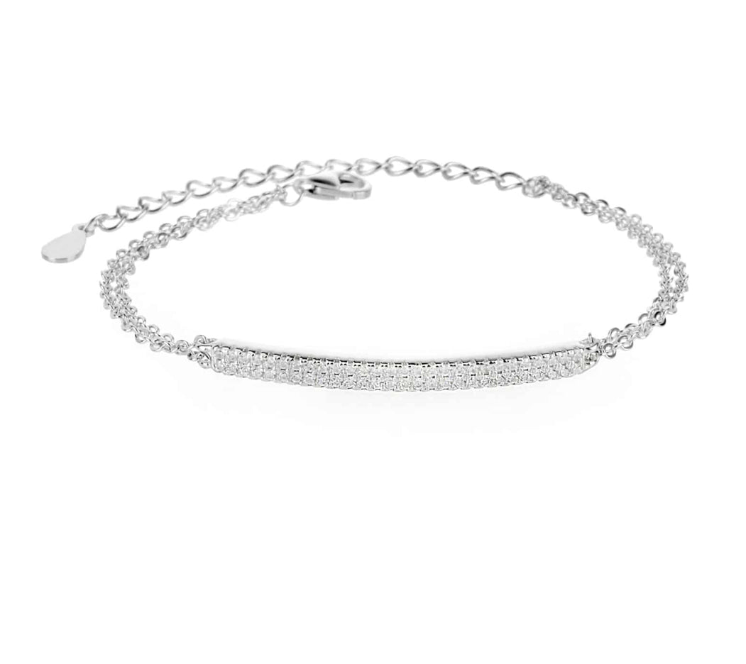 Bar bracelet silver
