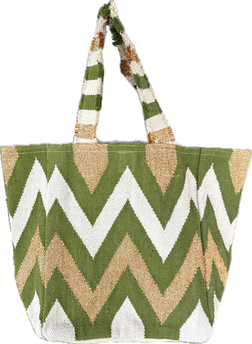 Copacabana green beach bag