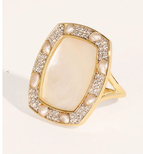 Ring ranee mother of pearl Be Maad