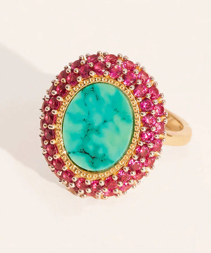 ring Mirage turquoise Be Maad