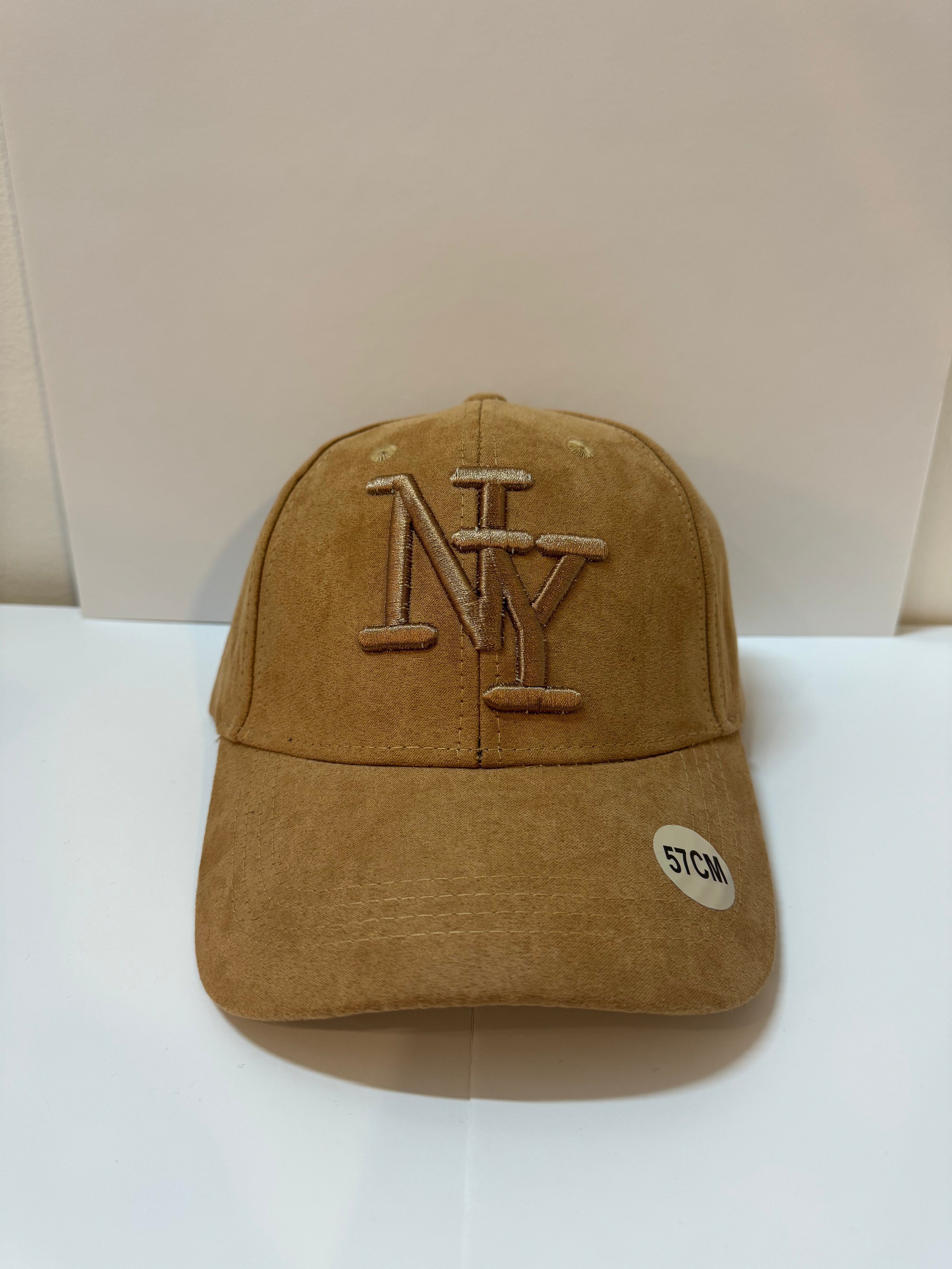 Camel suede cap sales