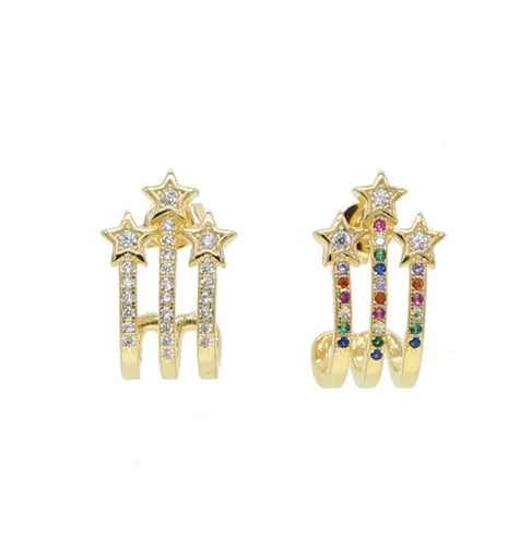 3 stars earring ( unit )