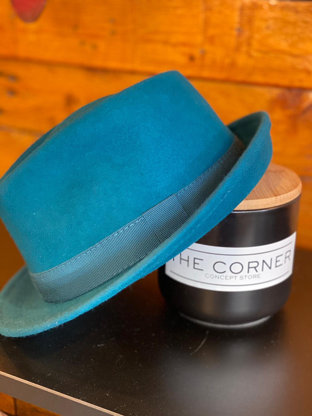 Classic fedora turquoise