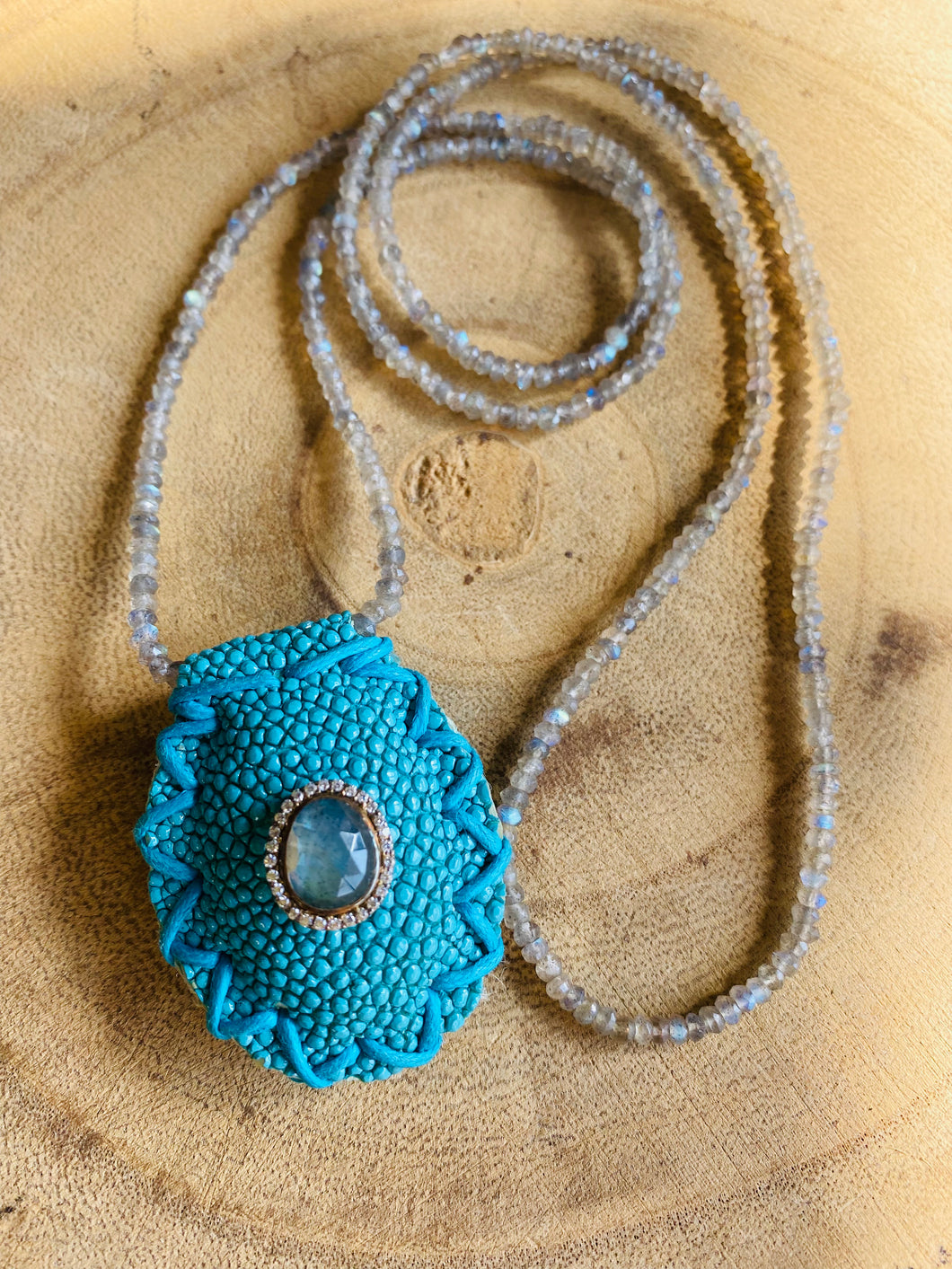 Yeroushalaim necklace turquoise