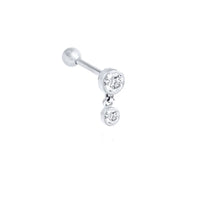 Load image into Gallery viewer, Dangling zirco studs