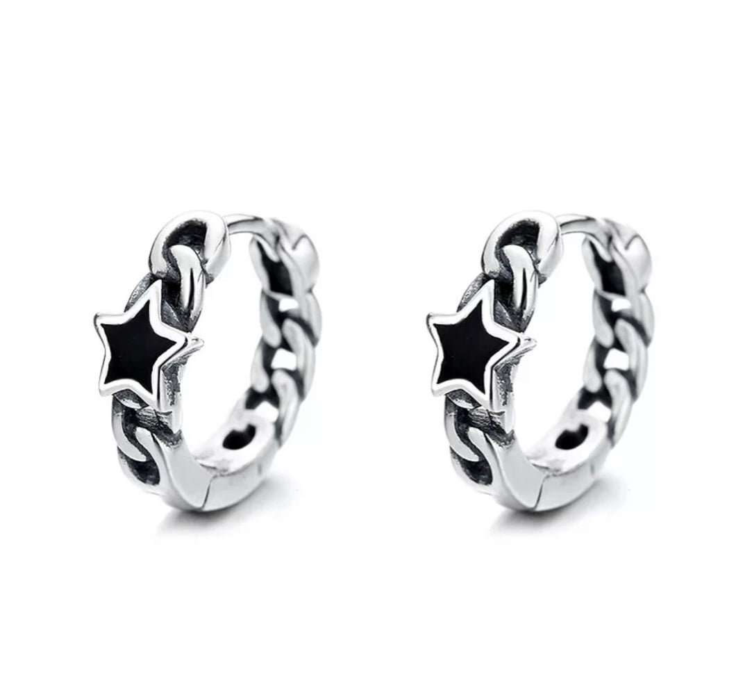 Black star hoops