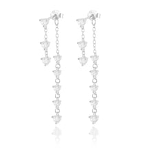 Load image into Gallery viewer, Geometric chain earrrings